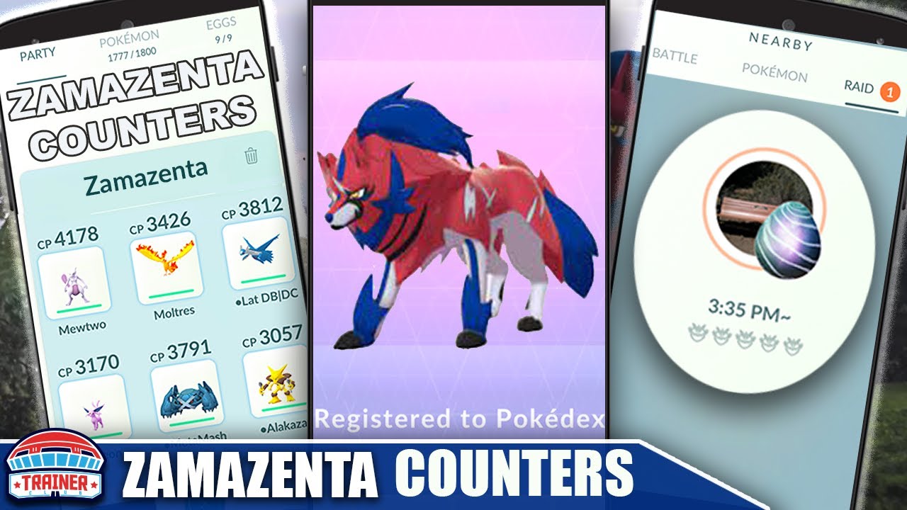 THE *ZAMAZENTA* COUNTER GUIDE! 100 IVs, MOVESET & WEAKNESS