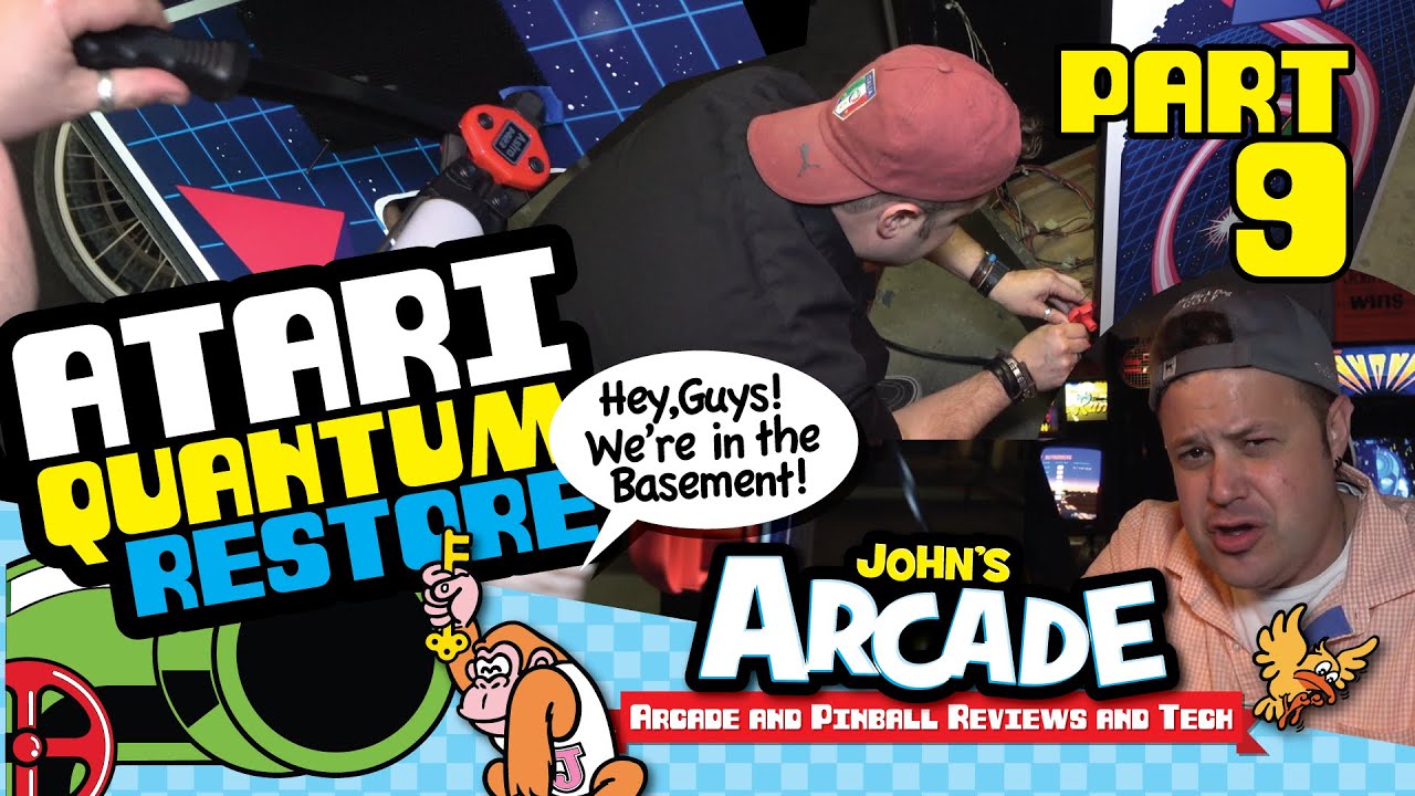 Atari Quantum Arcade Game Restore Part #9 - How to use a rivet gun ...