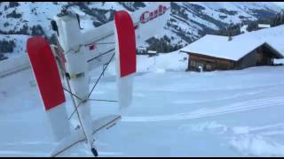 RC Fun Cub Multiplex crazy Snow Start and looping with many lucky time lol !!!!