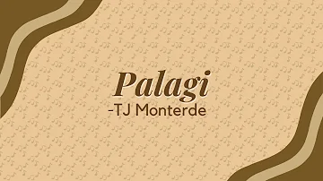 👨🏻‍🎤TJ Monterde - Palagi (Lyrics)☕🎶