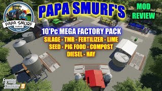 Papa Smurf's (10'Pc) Mega Factory Pack Mod Review