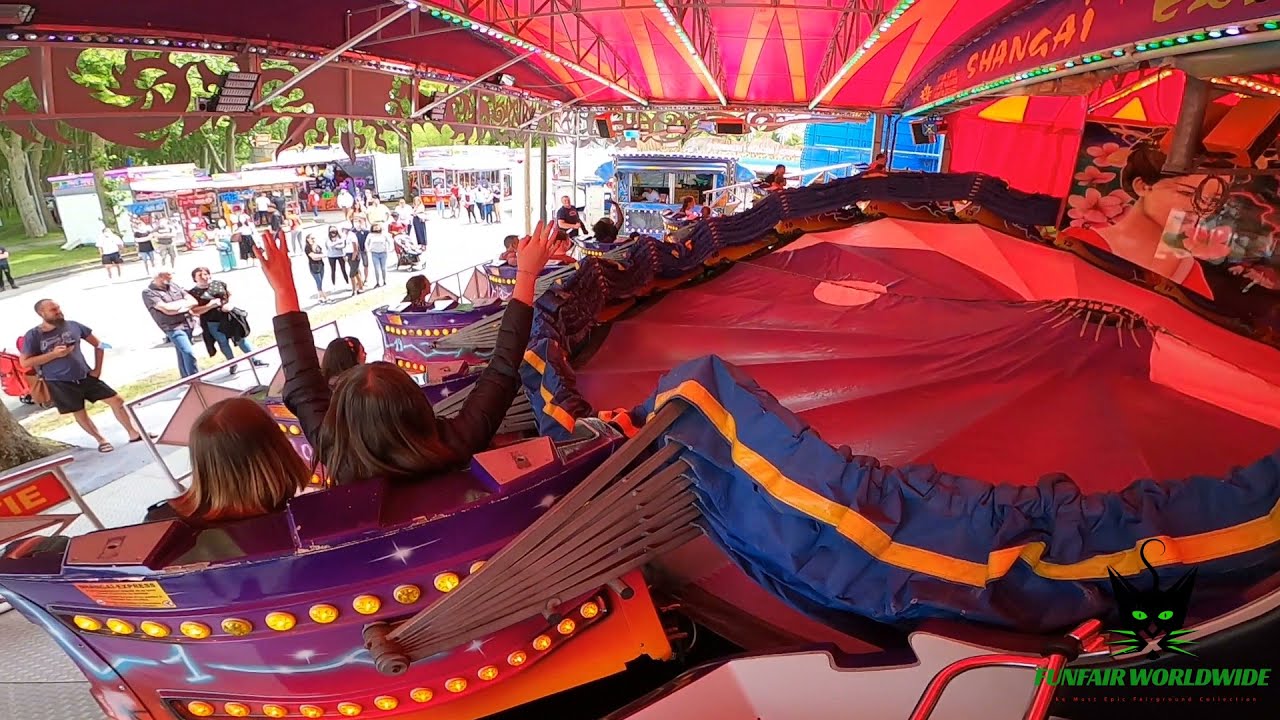 Thrilling Onride POV of Croezier's SHANGAI EXPRESS at Foire de la Saint-Jean 2021 🇫🇷