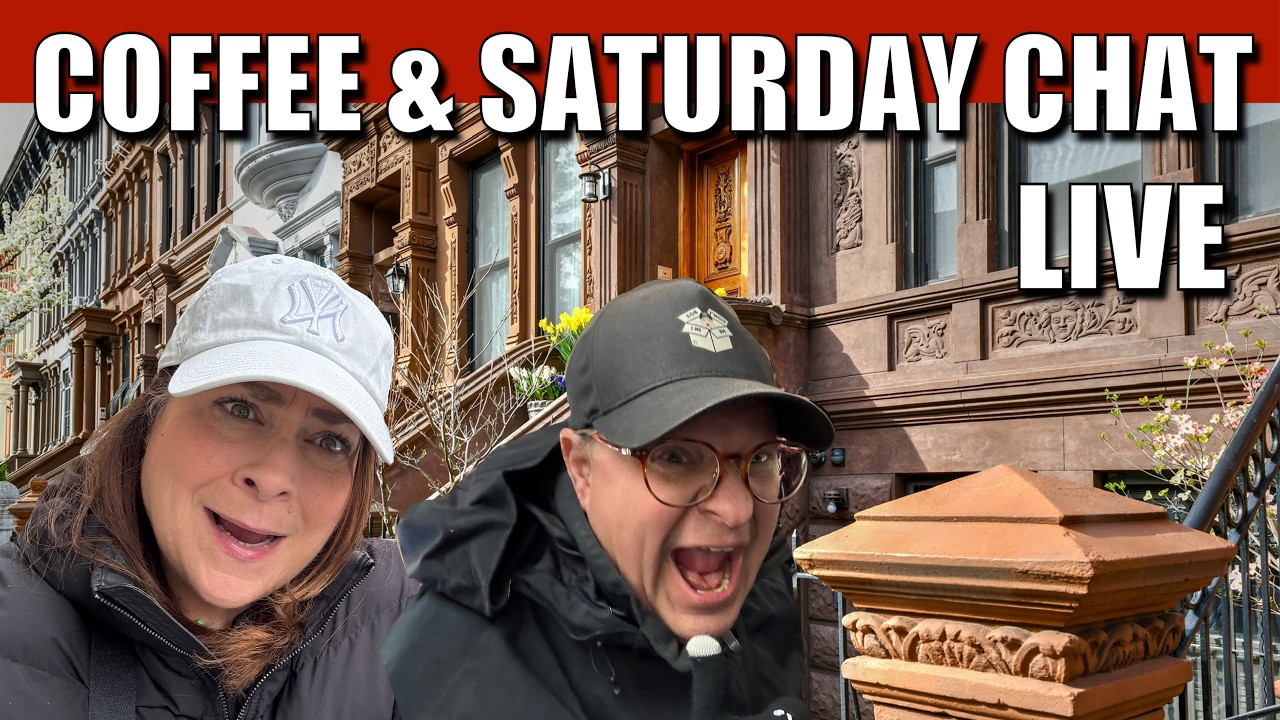 LIVE 🔴 It's Coffee & Chat time in NYC!  #NYC #life #explore
