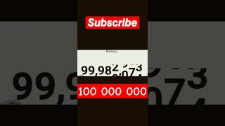 100 000 𝙫𝙨 100 000 000 @MrBeast @MrBeast2 #100000 #100000000subscribe #100000subscribe #shorts