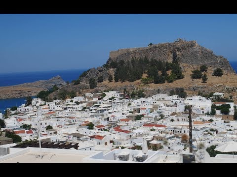 Video: Линдос Грециянын Родос аралында