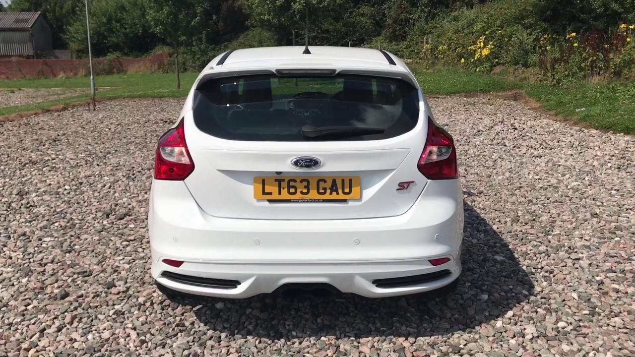 Ford Focus St3 White 63 Reg Youtube
