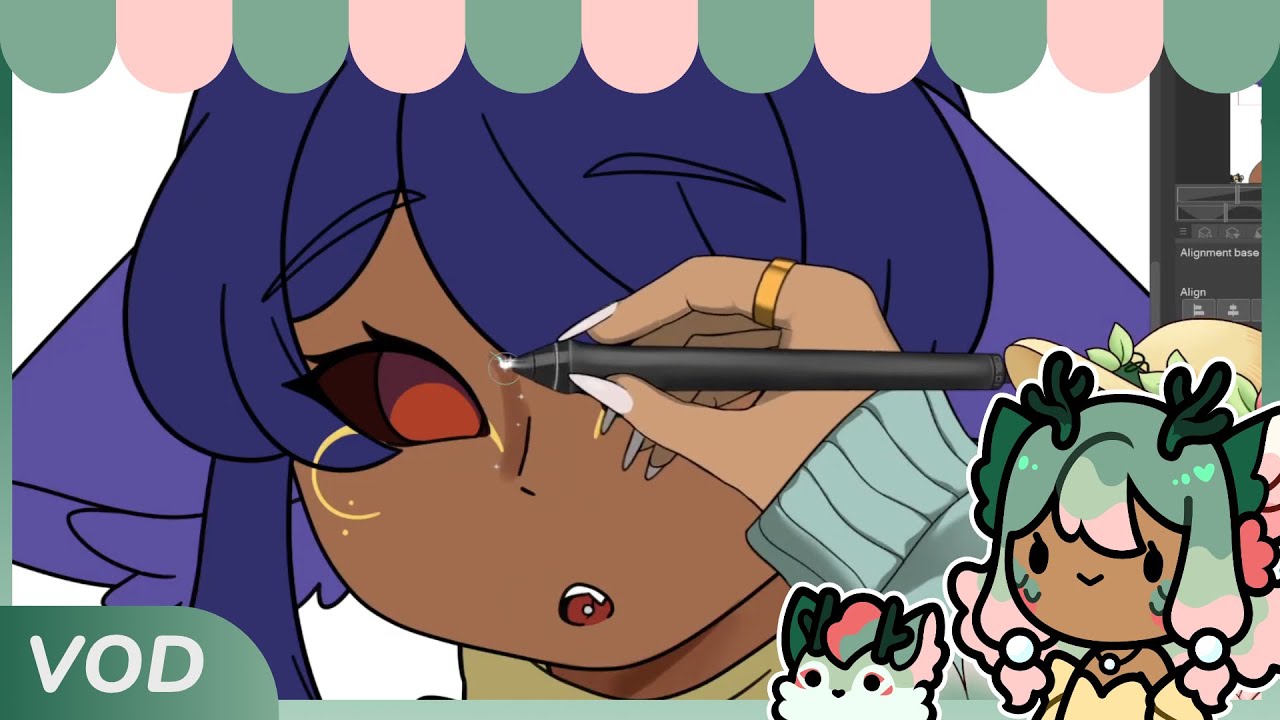 VOD 🐉🪷 I love drawing cute girls