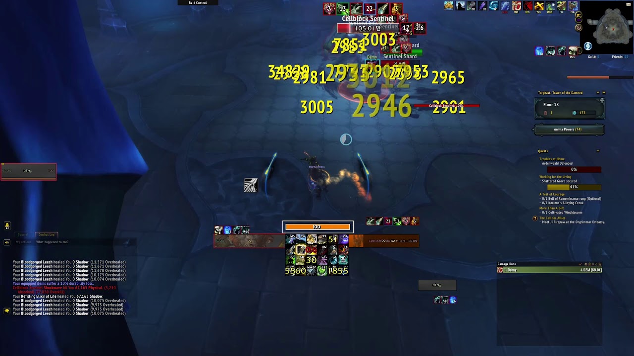 Torghast Twisting Corridors - Layer 4 end boss MM hunter