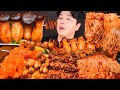 تناول الفطر الحار مع صلصة النار فطر إنوكي شيتاكي فطر المحار SPICY MUSHROOMS MUKBANG تناول الفطر الحار مع صلصة النار فطر إنوكي شيتاكي فطر المحار SPICY MUSHROOMS MUKBANG