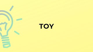 What is the meaning of the word TOY?