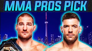 MMA Pros Pick ✅ Sean Strickland vs. Dricus Du Plessis - Part 1 👊UFC 297