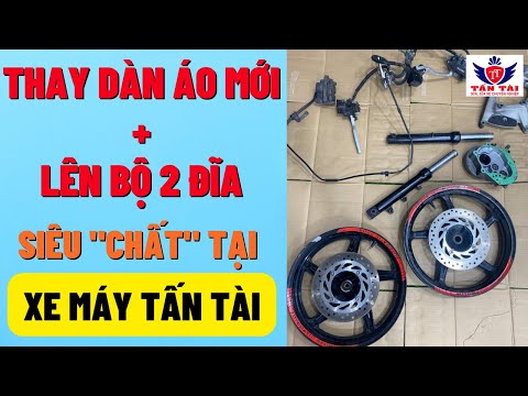 Video Xe Honda SH nhập khẩu lên bộ 2 đĩa và đổi full dàn áo... - youtube