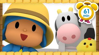 ?  POCOYO ITALIANO- Gli Animali della Fattoria [61min] | VIDEO e CARTONI ANIMATI per bambini