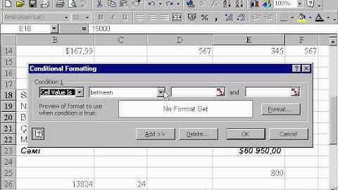 Microsoft Excel 2003 Azərbaycanca - Dərs 3.3 Şərti formatlaşdırma