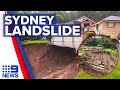Residents evacuate after landslide in Sydney’s west destroys driveway | 9 News Australia