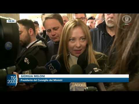 Video Meloni visita Niscemi. In arrivo 150 milioni di fondi