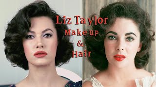 Elizabeth Taylor Vintage Makeup & Hair Tutorial⎢HOLLYWOOD ICON SUITE