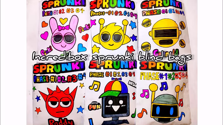 🌈CANDY SPRUNKI Oren🌈 | ASMR phase 1vs2vs3vs4 squishy #blindbag #papercraft #sprunkiincredibox