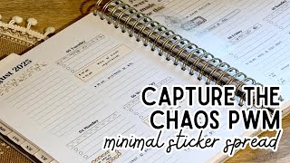 Week 32 plan with me | Capture the Chaos