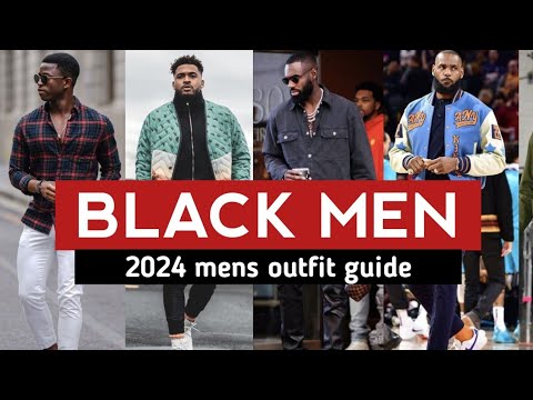 15 Casual Outfits Ideas Black Men 🔥 2024 black men fashion | - YouTube