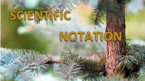 How to express a number greater than or equal  1 in Scientific Notation ( 2nd video - Grade 9)