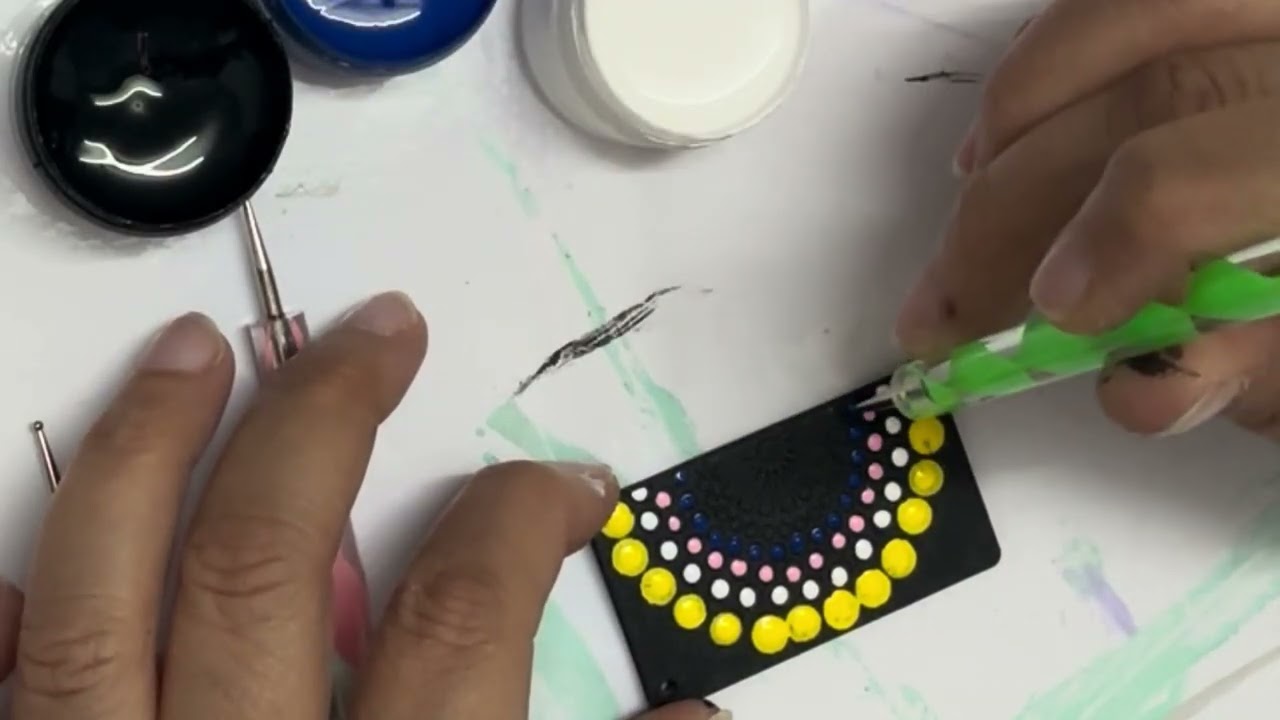 Art Therapy Session - Mandala dotting 