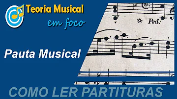 Que é pauta ou pentagrama musical?