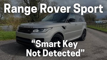 How To Start A 2016 Range Rover Sport Using The Emergency Start Function