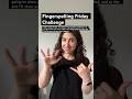 3-sign sentence: Fingerspelling Friday in ASL