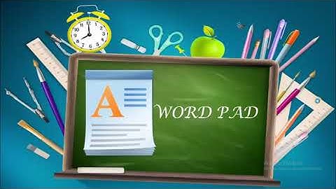 Class 3I Computer I Chapter 6: WordPad I Concept I Part 2 I