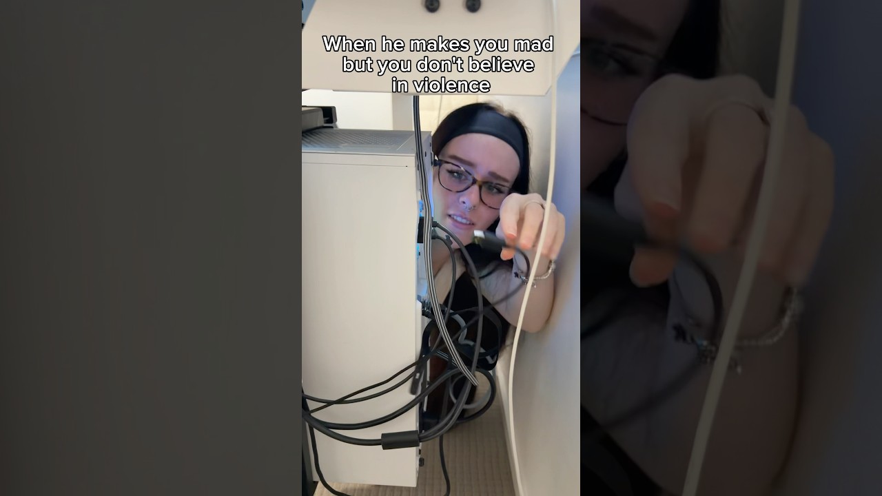 When he makes you mad 😂 