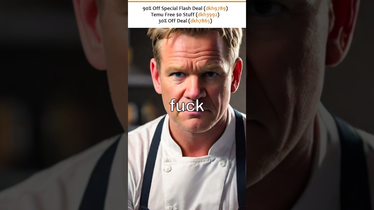 Gordon Ramsey On #Temu! #TemuFinds #temuhaul - YouTube