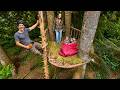 We Built a Life-Sized Eagle&rsquo;s Nest Tree Fort in the Woods