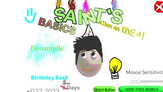 Baldi Basics Saintzas Basics Decompile Birthday Bash
