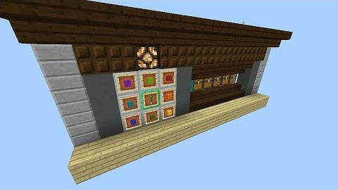 Minecraft Bedrock Rotating Bunker Storage  ( Tutorial ) MCPE / Windows 10 / Console