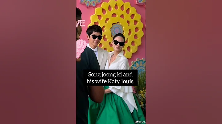 Song joong ki and katy louise saunders(wife) in her cousins wedding #songjoongki #katylouisesaunders - DayDayNews