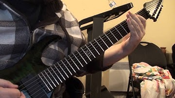Original 7 string guitar track playthrough "Illusionists - New Year Groove"