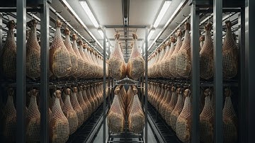 Inside the Prosciutto Aging Caves – How Rare Cured Pork Becomes a $10,000 Luxury Delicacy (Process)