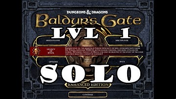 (Addendum about Number of Kills) SOLO Speedrun Baldur
