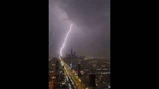 Lightening nights Jeddah Saudi Arabia #shorts
