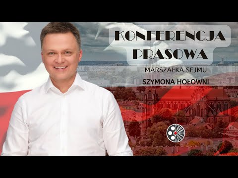 Szymon Hołownia - Konferencja prasowa w Białymstoku