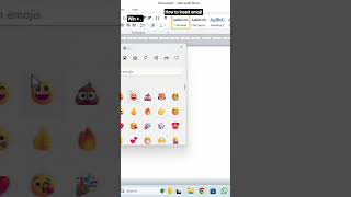 how to insert emoji in anywhere of laptop example ms word, notepad, excel by window shortcut key.