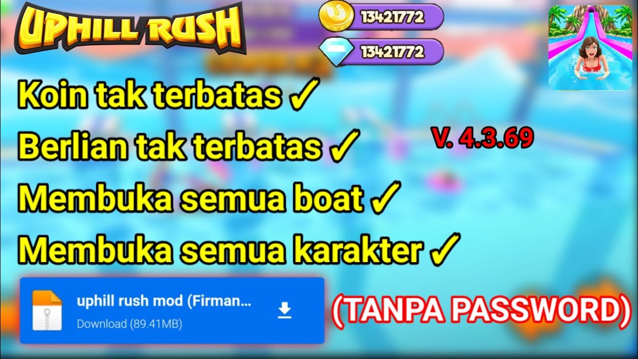 Download Uphill Rush Water Park Racing Mod Apk Terbaru YouTube