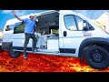 24 Hours in My Van But The Floor Is Lava