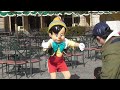 Pinocchio Cannot Hug Kids Because of COVID-19 コロナのせいでハグできないピノキオ Disneysea Tokyo ディズニーシー・グリーティング