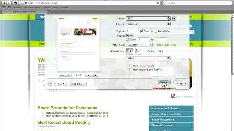 Tutorial: Removing Header & Footer Information Before Printing a Web Page