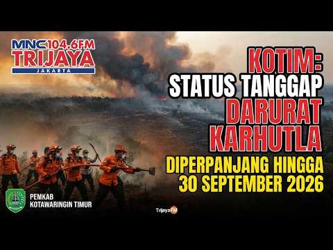 FIRE STILL BURNING! East Kotawaringin Extends Forest and Land Fire Emergency Response until Septe...