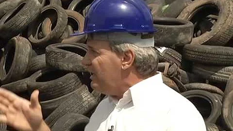 Como é realizada a reciclagem da borracha?