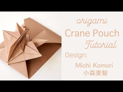 Origami Crane Pouch Tutorial