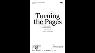 Turning the Pages (SSA, piano) by Daniel Brinsmead - Score & Sound
